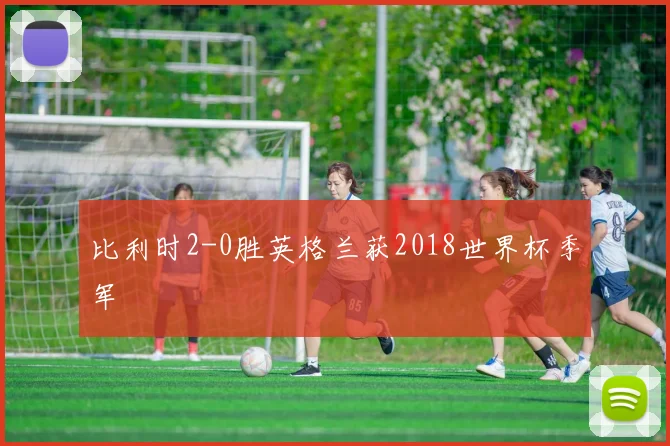 比利时2-0胜英格兰获2018世界杯季军