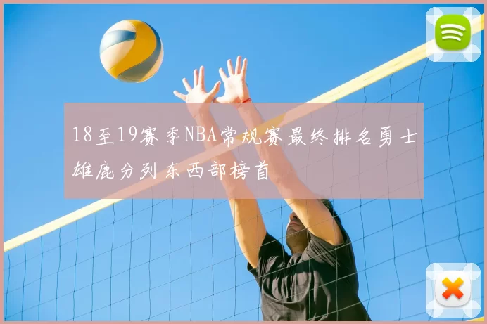 18至19赛季NBA常规赛最终排名勇士雄鹿分列东西部榜首